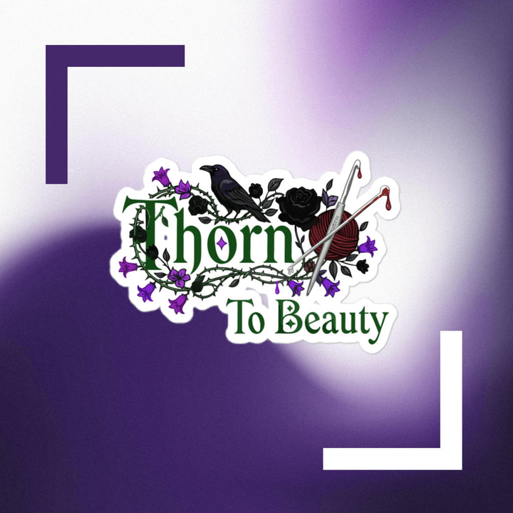 Sticker design featuring &